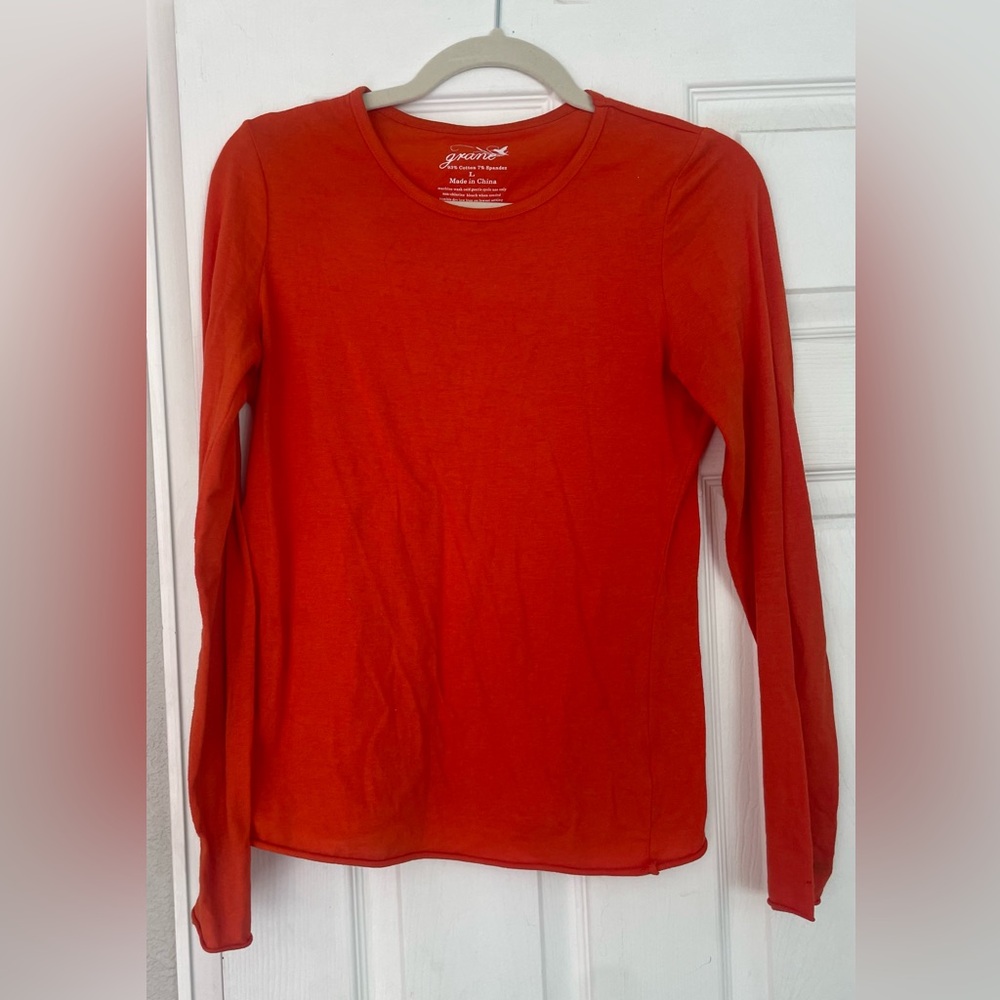 Nice red long sleeved shirt